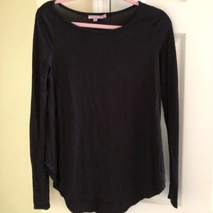 Calypso St. Barth Long Sleeve Black Shirt